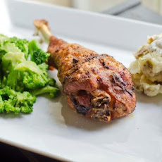 Baked Lemon & Ancho Chile Spiced Turkey Legs