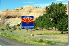 Entering Arizona