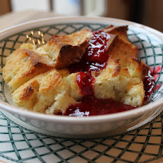 Herby Sweet and Savory Bread Pudding