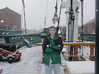 Aboard the USS Constitution.  They seized my one inch pocket knife on my keychain.  What I am going to do, sabotage Old Ironsides with a Swiss Army knife?