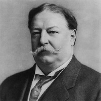 president howard taft portrait mustache