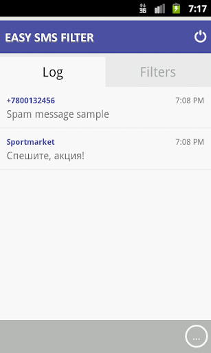 Easy sms filter