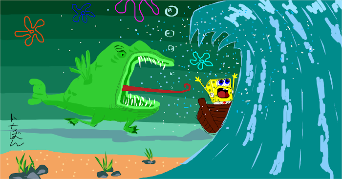 Fishfrog Monster attack