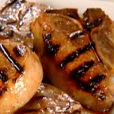 Grilled Pork Chops with Orange Glaze