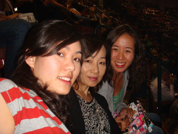 in the audience, waiting for the show to start.