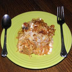 Left Over Spaghetti Lasagna