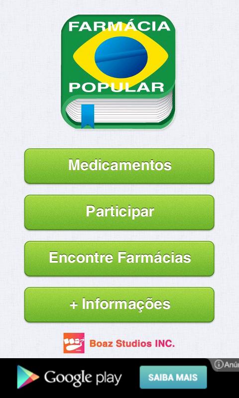 Android application Popular Medications screenshort