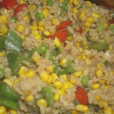 Southwestern Risotto With Corn and Roasted Red Pepper