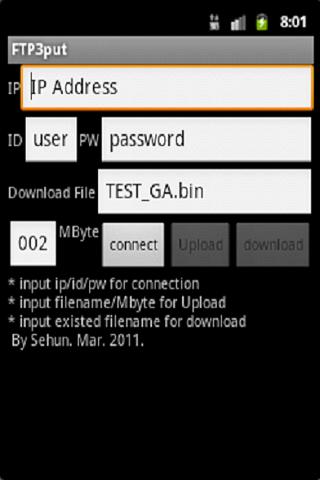 FTP 3Put Throughput