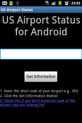 US Airport Status