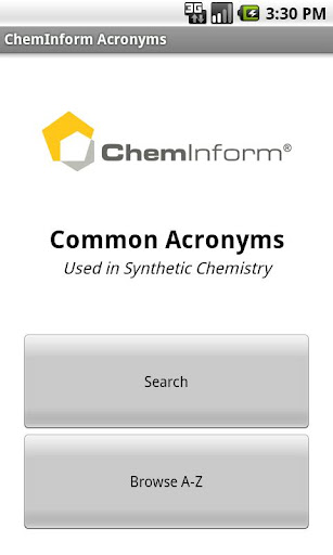 ChemInform Acronyms