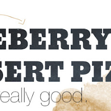 Blueberry Dessert Pizza