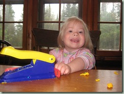 Cabin  Mem. weekend 5-26,  (Annes 4th bday 110