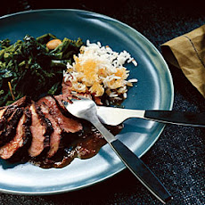Broiled Duck Breasts with Orange Chipotle Sauce
