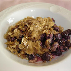 Fresh Blueberry Crisp