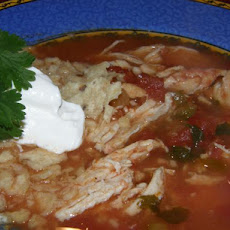 Slow Cooker Chicken Tortilla Soup