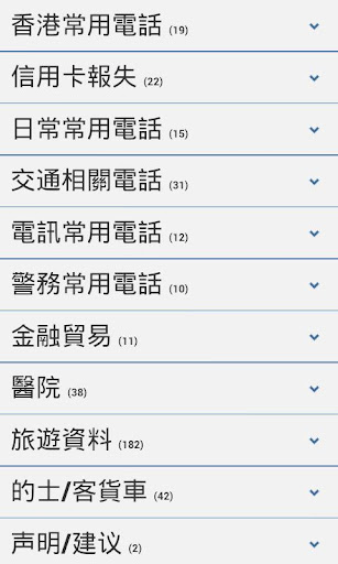 【免費工具App】香港常用電話-APP點子