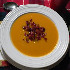 Sweet Potato Bacon and Onion Soup