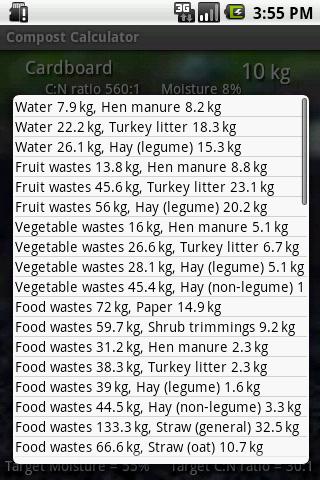 Compost Calculator