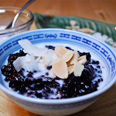 Black Rice, White Sauce