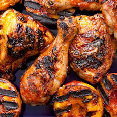 Grilled Chicken with Nectarine Barbecue Sauce Recipe