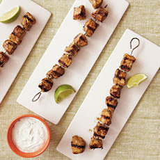 Caribbean-Spiced Chicken Kebabs