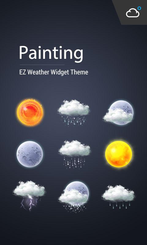 Android application Painting - Weather icon pack screenshort