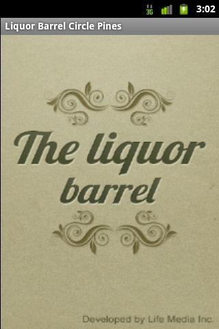 Liquor Barrel Circle Pines