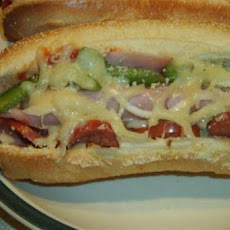 Delicious Oven Pizza Sub Sandwiches