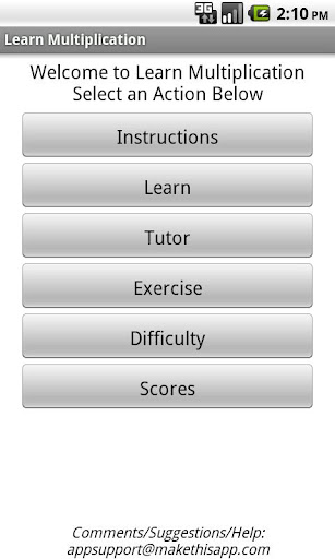 Learn Multiplication