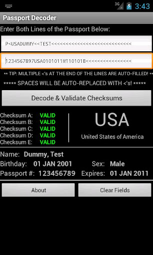 Passport Decoder BETA
