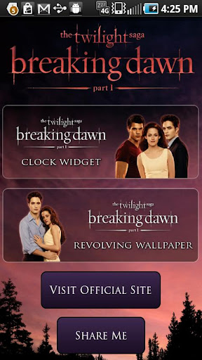 Breaking Dawn Countdown Widget