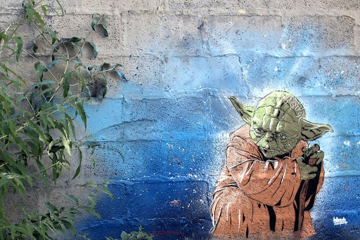 Yoda Mural