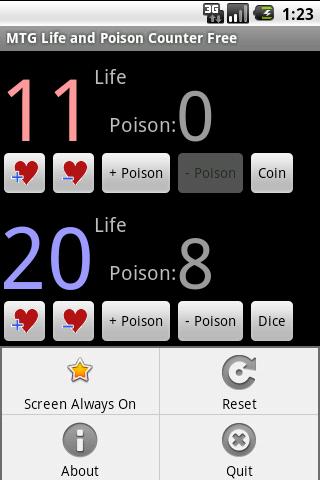 MTG Life Poison Counter Free