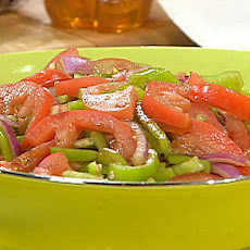 Tomato, Pepper and Onion Salad