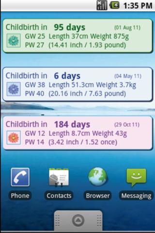 Pregnancy App by atclic
