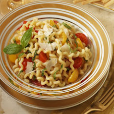 Fusilli With Fresh Red & Yellow Tomato Sauce