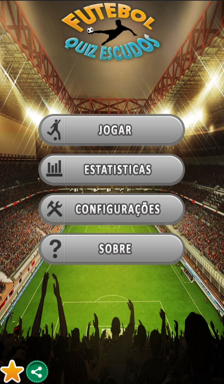 Android application Futebol Quiz Escudos screenshort