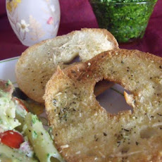 Bea's Crispy Parmesan Oregano Bagel Thins