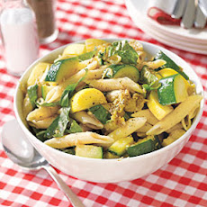 Pasta Salad with Eggplant, Zucchini and Squash