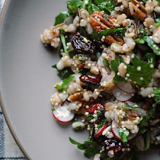 Radish and Pecan Grain Salad