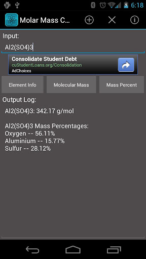 Molar Mass Calculator