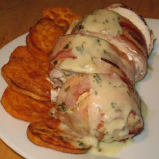Chicken, Mushroom and Prosciutto Rolls