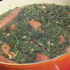 North German Gruenkohl (Kale) and Sausage