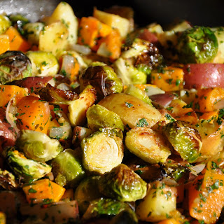 Roasted Autumn Vegetables with Fresh Herbs