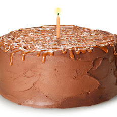 Chocolate-Orange Cake With Salted Caramel