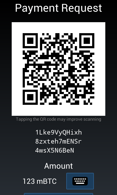 Mycelium Bitcoin Wallet — приложение на Android