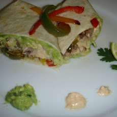 Cilantro Tequila Marinated  Flank Steak With Chipotle Mayo