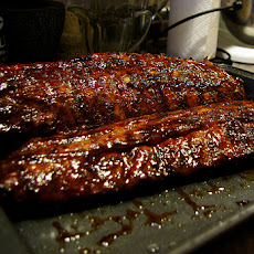 Spicy Honey-Glazed Baby Pork Ribs (Wolfgang Puck)