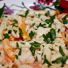 Shrimp and Pasta Stir-fry